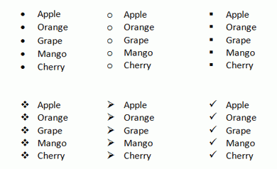 Bullets and Numbering 05 Bullets - Bullets and Numbering
