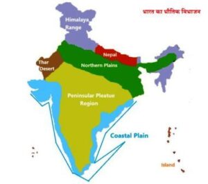 का भौतिक विभाजन 300x265 - भारत का भौतिक विभाजन