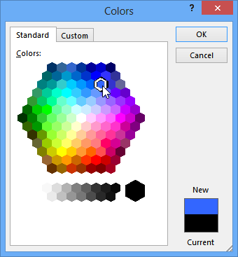 format font color splat - Formatting Cells in MS Excel